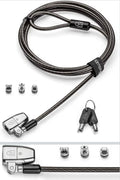 Clicksafe Keyed Lock - Wedge Tbar slots (Wedge and T-Bar* | Laptops, Desktops, Displays and Docks)