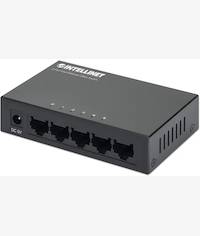 Intellinet 5-Port Fast Ethernet Switch - Metal Case, Desktop