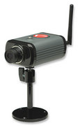 Intellinet NFC30-WG Network Camera - MPEG4 + Motion-JPEG Dual Mode, Audio, 300k CMOS, 54 Mbps Wireless 802.11g