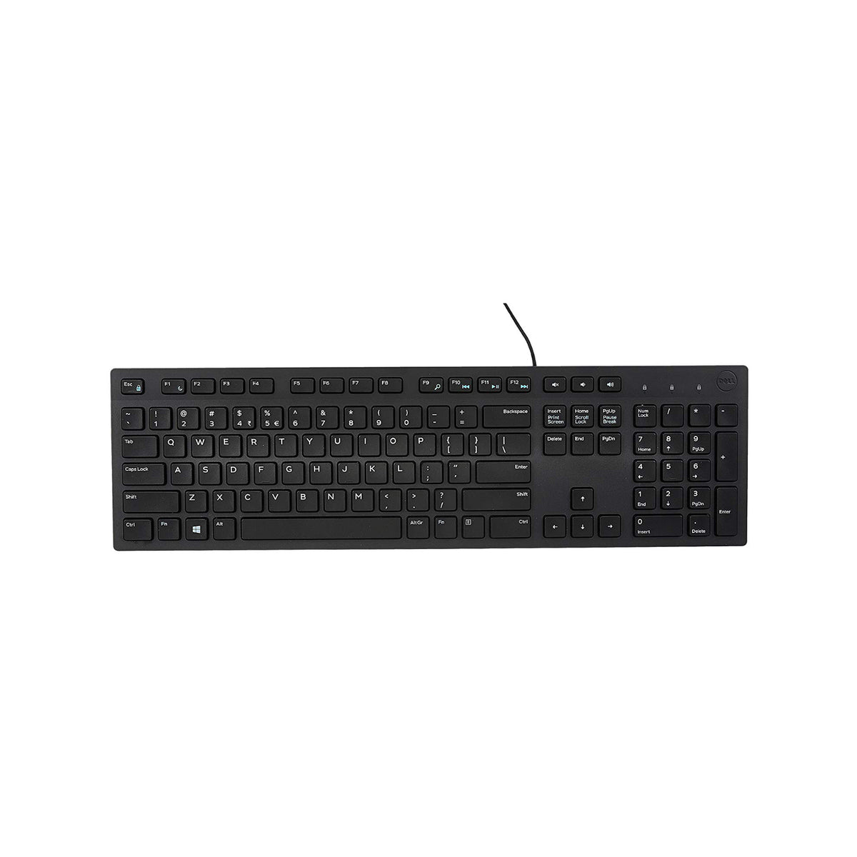 Keyboard : US/Int (QWERTY) Dell KB-216  Multimedia USB Keyboard Black (Kit)