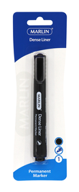 Marlin Dense Permanent Markers 1's Black