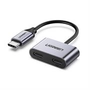 Ugreen 2-in-1 USB-C To Headphone & Charger Adapter