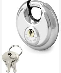 Noble Stainless Steel Disc Padlock 70mm