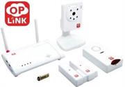 Oplink Connected  C1S3 Triple Shield Wireless Security System Wireless Security & Monitoring and Surveillance Solution-includes:1 x OPU2120, 1 x Wi-Fi IP Cam, 2 x Door/Window Sensor, 1 x Siren