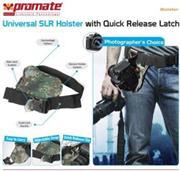 Promate Bolster Universal SLR Holster with Quick Release Latch - Camouflage