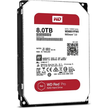 WD Red™ Pro 8TB SATA 3.5 256 MB Cache HDD