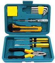 Noble Multipurpose 12 Piece DIY Repair Tool Kit – Ideal For Home Also Great For Great For Cars, Motorcycles, Motor-Homes And Boats, 1X Cutting Pliers , 1X Electrical Test Pen, 2X Screwdrivers -Phillips and Slotted Tips , 1X Utility Knife , 1X Tape Measure