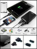 Promate  energyMate-Rechargeable external battery wth interchangeable plug tips for tablets and mobile devices