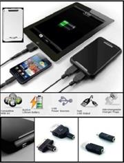 Promate  energyMate-Rechargeable external battery wth interchangeable plug tips for tablets and mobile devices