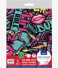 Marlin Precut Book Covers Girl Rule 5 Pack