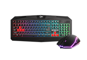 KWG Aries E1 2-in-1 combo, Multi-color backlight,Spill Resistant Design, Gaming Mouse Multi-color lighting 3200 DPI for pixel perfect accuracy 6 smart Keys Advanced ergonomic design for every game player