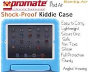 Promate Bamby.Air-Shockproof Impact resistant case with convertible stand for iPad Air-Blue
