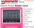 Promate Bamby.Air-Shockproof Impact resistant case with convertible stand for iPad Air-Pink