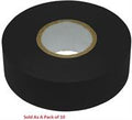 Ellies PVC 10 Metre Insulation Tape Pack Of 10 Black