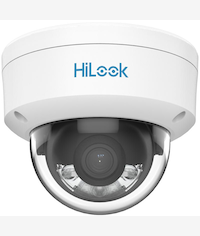 HiLook 2 MP ColorVu MD 2.0 Fixed Dome Network Camera - High quality imaging with 2 MP resolution, 24/7 colorful imaging, Support Human and Vehicle Detection, Water and dust resistant (IP67) and vandal resistant (IK08), Efficient H.265+ compression technol