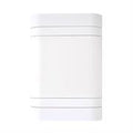 Lesco Flush Blank Cover -Rectangle , Height: 100mm , Width: 50mm ,Material: Polycarbonate, Colour White