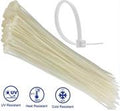 Noble Nylon Cable Ties 4.8x300mm Pack of 100 White - Self-Locking Design, Widely Used For Tying Cables, Plants, Packages, Designed For Indoor And Outdoor Use, Colour White