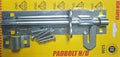 Noble Lockable Pad Bolt latch 200mm Zinc Plated-Can be installed horizontally or vertically, Rust and Corrosion resistant for durability