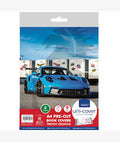 Marlin Precut Book Covers A4 Porsche 5 Pack