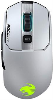 Roccat Kain 202 AIMO White Wireless Optical 16000 dpi Titan-Click RGB Gaming Mouse