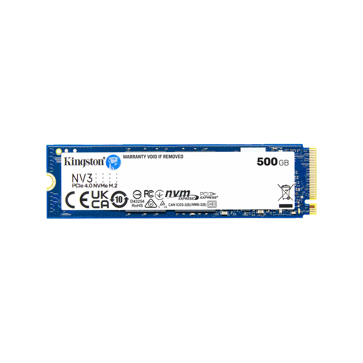 KINGSTON 500G NV3 M.2 2280 PCIE 4.0 NVME SSD