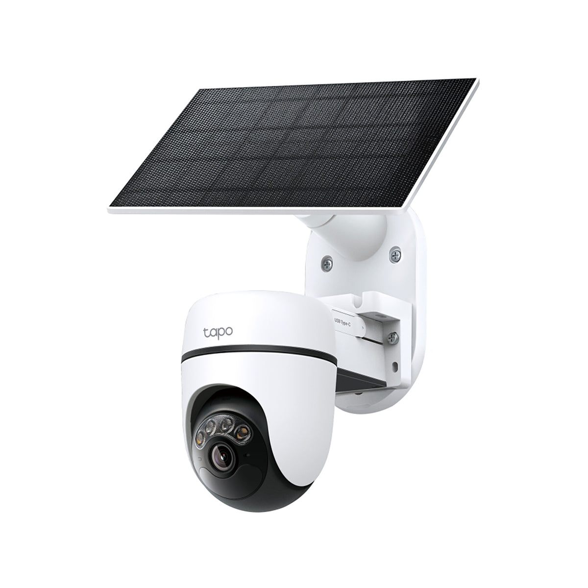 Solar-Powered Pan/Tilt Security Camera Kit
