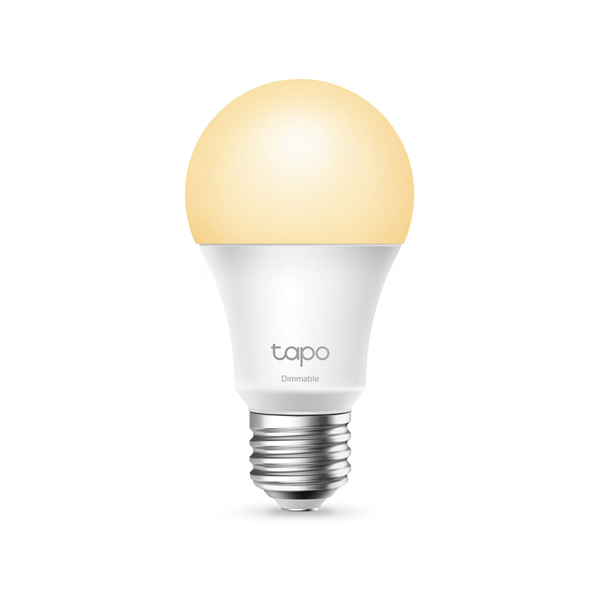 TP-LINK TAPO Smart Wi-Fi Light Bulb, Dimmable. SPEC: 2.4 GHz, 1000h, lifetime up to 25,000 hrs, No Hub Required, Voice Control (works with Amazon Alexa and Google Assistant), Remote Control, Schedule and Timer, Easy Setup, Away Mode, Energy Monitoring, De