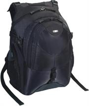 Targus TEB01 Campus Backpack with Compartment for Notebooks with up to 15.6 “ Screens , 3D contoured air-mesh back padding which helps alleviate back stress/strain ,Multiple pockets for maximum storage capacity (Mobile phone, CD player, smartphone, iPod, 
