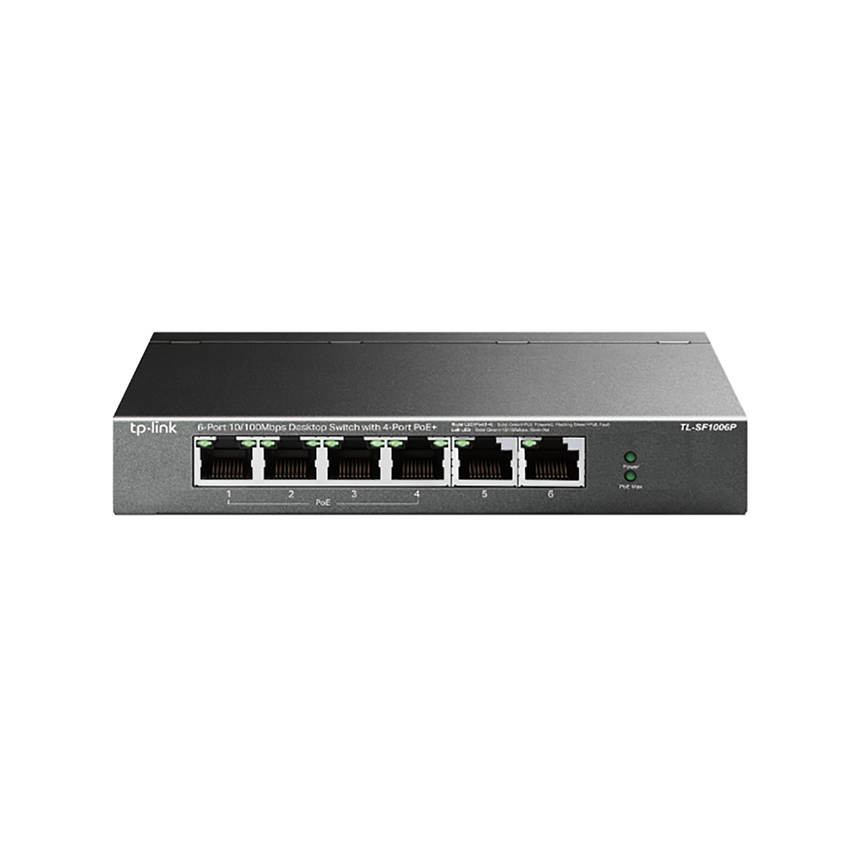 TP-Link TL-SF1006P 6-Port 10/100Mbps Desktop Switch with 4-Port PoE+