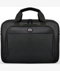 Port Hanoi II Laptop Bag - 17.3 Inches, Reinforced Compartment For Shock Computer, Large Front Pocket With Accessories Organizer, Compact And Lightweight Design, Adjustable And Removable Transport Strap, Trolley Strap For Suitcase Handle, 2 Years Warranty