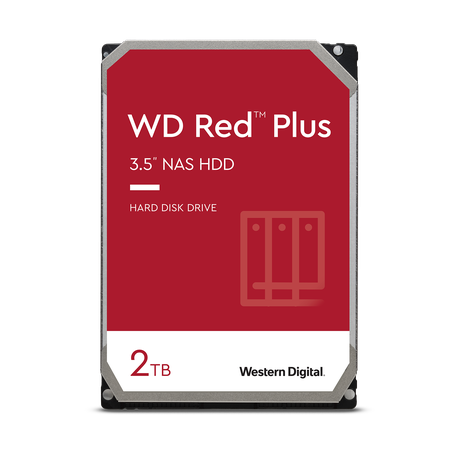 WD Red™ Plus CMR 2TB SATA 3.5 128 MB Cache HDD