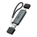 USB3.0 Type-C & Type-A to SD & microSD 3.0 Adapter
