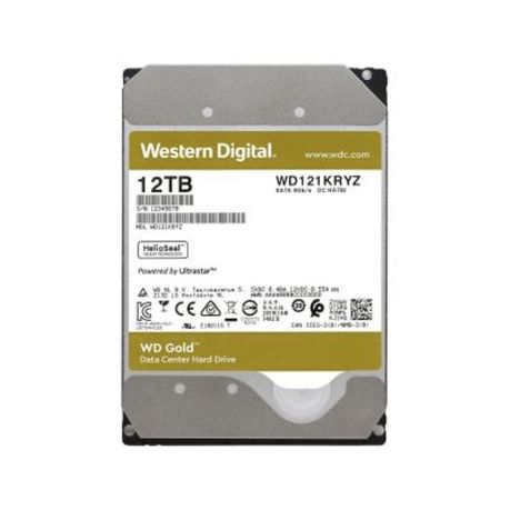 WD Gold™ 12TB SATA 3.5 256 MB Cache HDD