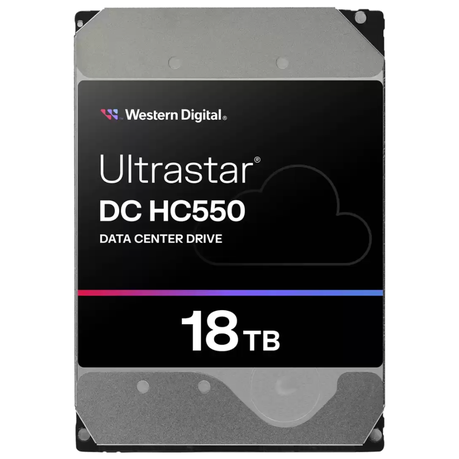 WD Ultrastar 3.5in 26.1MM 18TB 512MB 7200RPM SATA ULTRA 512E TCG NP3 DC HC550