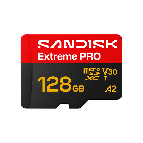SanDisk Extreme Pro MicroSD UHS 250MB/s - 128GB