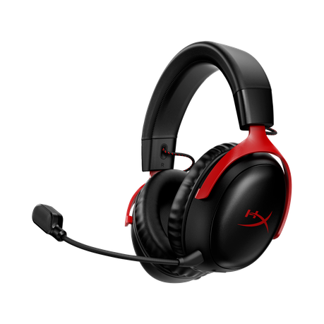 HP HYPERX CLOUD III WIRELESS GAMING HEADSET BLACK-RED