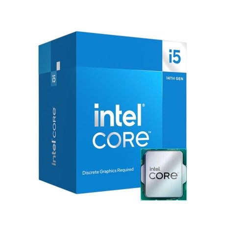 INTEL CORE I5 14400F UP TO 4.7 GHZ, 10 CORES 6P4E 20MB SMARTCACHE 65W TDP INTEL LAMINAR RM1 COOLER INCLUDED NO GRAPHICS LGA1700 RN47