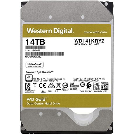 WD Gold™ 14TB SATA 3.5 512 MB Cache HDD