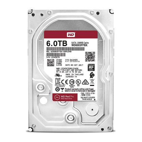 WD Red™ Pro 6TB SATA 3.5 256 MB Cache HDD