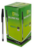 T-Pen Crystal Barrel Pens Box of 50 Colour: Black