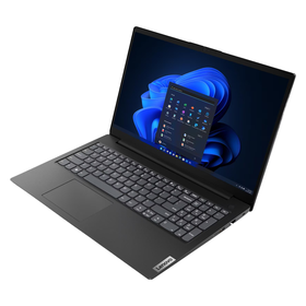 Lenovo V15 G3 Series Black Notebook - Intel Core i5 Adler Lake Ten Deca Core i5-1235U Turbo Boost up to 4.4Ghz 12MB Intel Smart Cache Processor (2 Performance Cores & 8 Efficient Cores), 8GB DDR4-3200 Memory onboard, Supports 16GB Max Mem, 1 Memory slot,