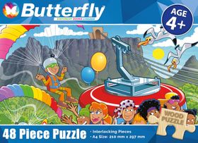Butterfly 48pc Table Mountain Wooden Puzzle