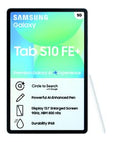 Samsung Galaxy Tab S10 FE+ Tablet - 13.1" 90Hz LCD Display, 6.0mm Thickness, 8GB Memory, 128GB Storage, MicroSD Up to 2TB External Storage Support, 12MP UW Front Camera, 13MP Rear Camera, IP68 Durability, 5G, Wi-Fi 6 Connectivity, Octa-Core Processor, And
