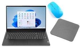 Lenovo V15 G2 Series Black Notebook - Intel Core i3 Tiger Lake Dual Core i3-1115G4 1.7Ghz with Turbo Boost up to 4.1Ghz 6MB Intel Smart Cache Processor, 4GB DDR4-3200 Memory onboard, 1 Memory slot, 1TB 5400rpm SATA Hard Drive, NO optical drive, 15.6" FULL