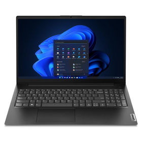 Lenovo V15 G4 Series Black Notebook - AMD Ryzen 5 7520U Quad Core 2.8Ghz with Turbo Boost up to 4.3Ghz 4MB L3 Cache Processor, 8GB LPDDR5 Memory onboard, Supports 8GB Max Mem, No memory slots, 512GB M.2 2242 NVMe SSD, NO optical drive, 15.6" FULL HD (1920