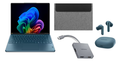 Lenovo Notebook Yoga 9  - Intel Core Ultra 7 155H, 16C (6P + 8E + 2LPE) / 22T, Max Turbo up to 4.8GHz, 24MB, 16GB Soldered LPDDR5x-7467, 1TB SSD M.2 2242 PCIe 4.0x4 NVMe, Integrated Intel Arc Graphics, Windows 11 Pro, English, 2 Year Premium Care with Ons