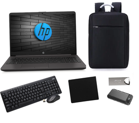 HP 250 G9 Notebook PC – Intel Celeron, 8GB DDR4 RAM, 256GB M.2 PCIe NVMe Solid State Drive, 15.6-inch Anti-Glare SVA Display (1366 x 768), No Optical Drive, Intel UHD Graphics, 720p HD Webcam, Dual Array Microphone, Full Size Keyboard, Windows 11 Home 64-