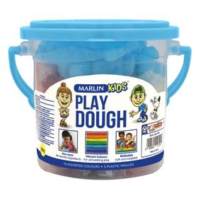 Marlin Kids Play Dough 200g Bucket ( Pack of 10 Colours )