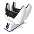 Stealth SP-C100V Twin USB Charging Dock + Play & Charge Cable - White