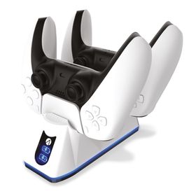 Stealth SP-C100V Twin USB Charging Dock + Play & Charge Cable - White